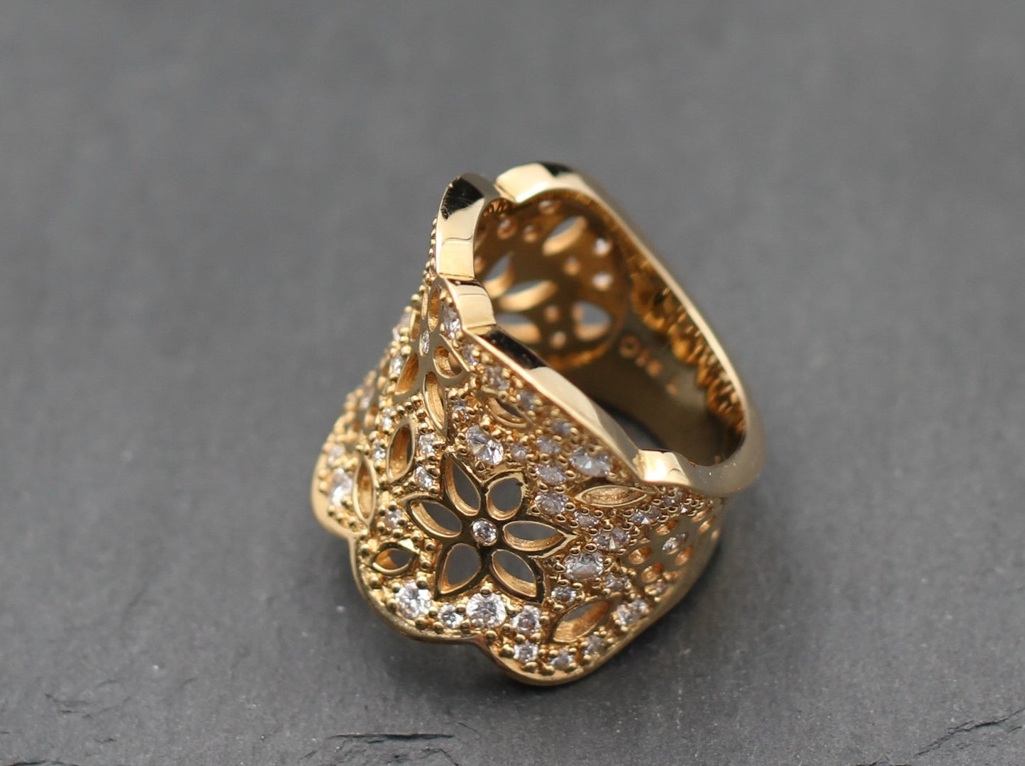 OLE LYNGGAARD Lace Designer RING | 1,20ct. Brillanten | 750er Gold