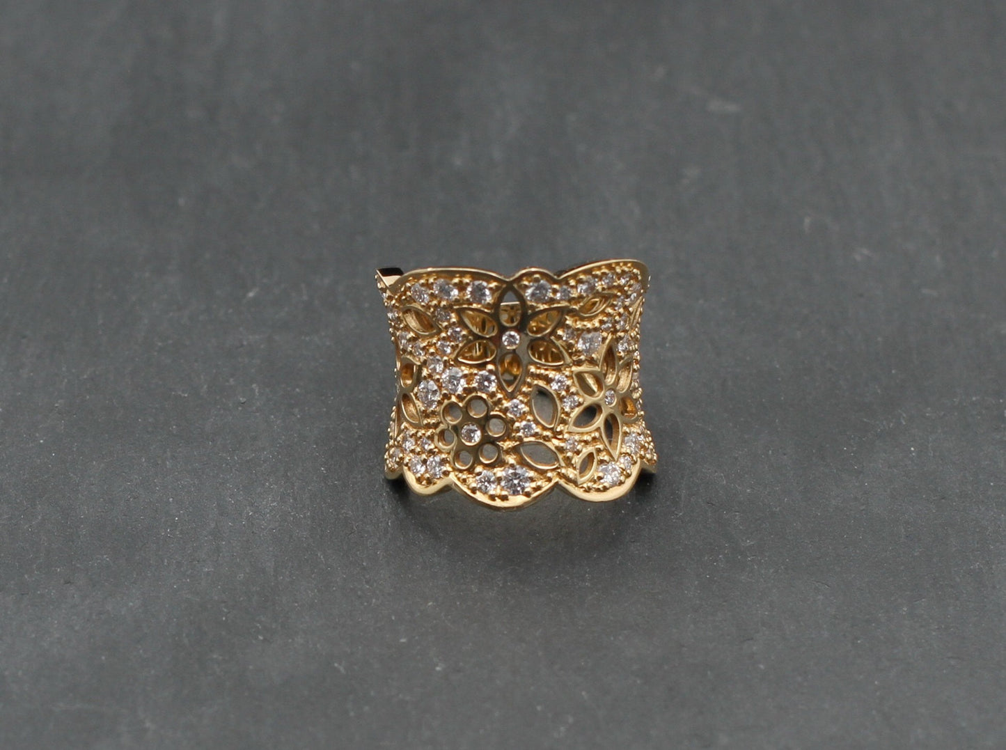 OLE LYNGGAARD Lace Designer RING | 1,20ct. Brillanten | 750er Gold