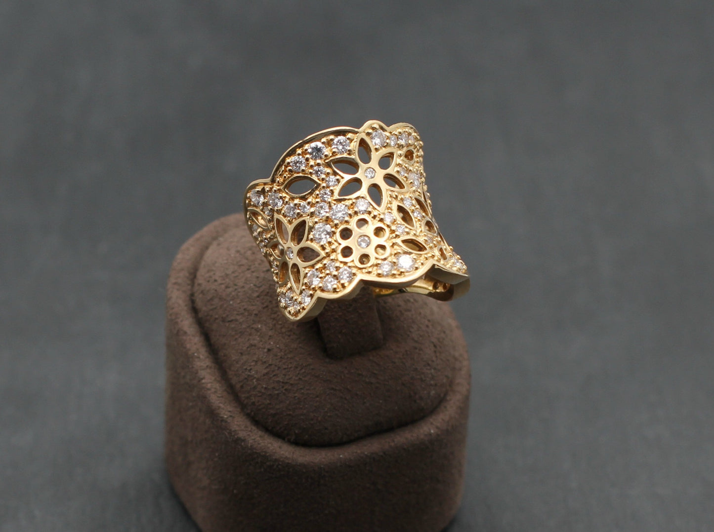 OLE LYNGGAARD Lace Designer RING | 1,20ct. Brillanten | 750er Gold