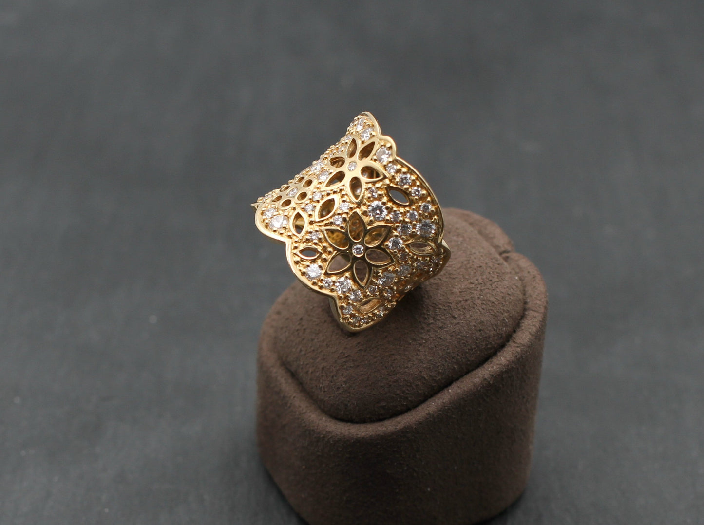 OLE LYNGGAARD Lace Designer RING | 1,20ct. Brillanten | 750er Gold