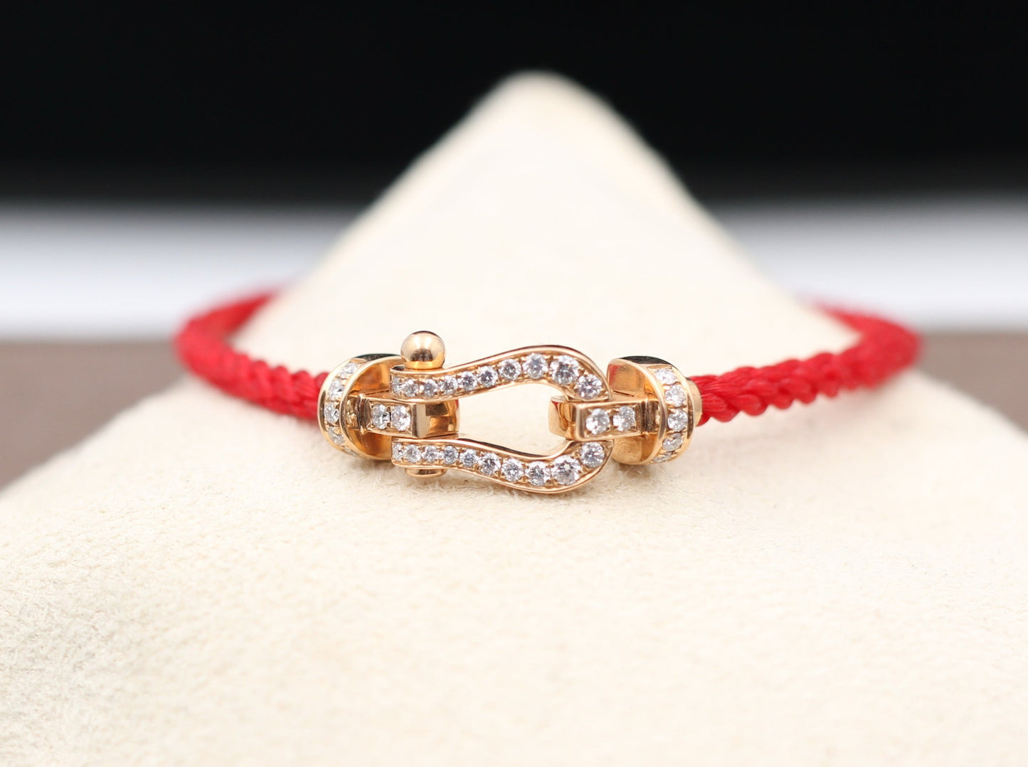 FRED FORCE 10 Designer ARMBAND mit BRILLANTEN | 750er Roségold