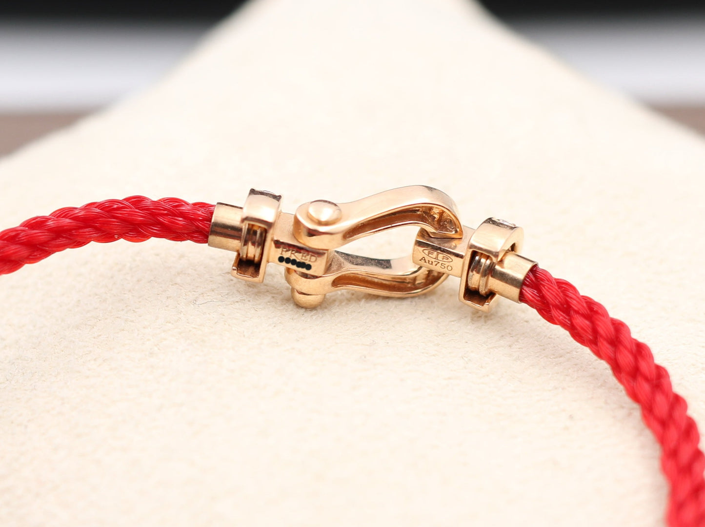 FRED FORCE 10 Designer ARMBAND mit BRILLANTEN | 750er Roségold