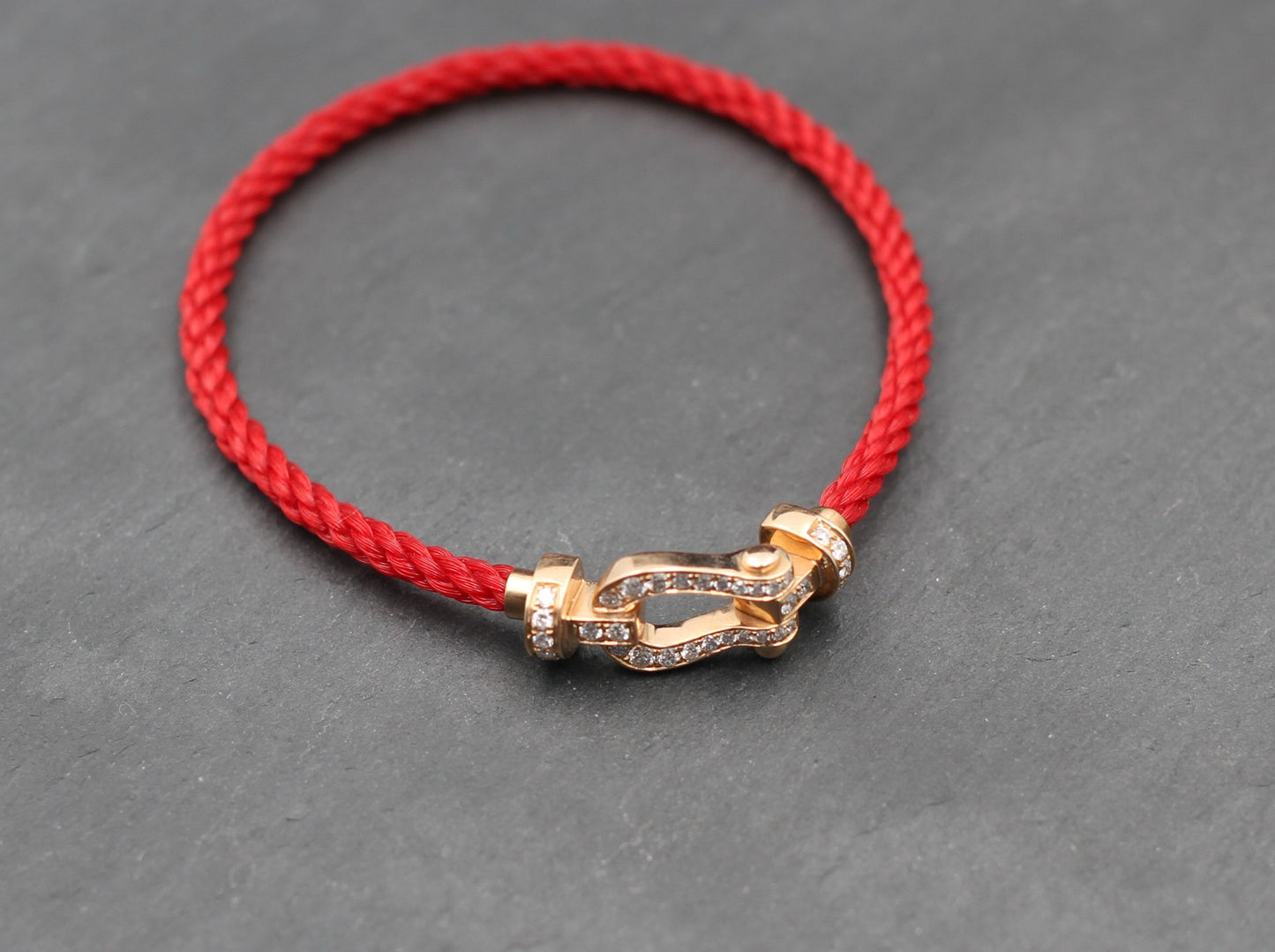 FRED FORCE 10 Designer ARMBAND mit BRILLANTEN | 750er Roségold