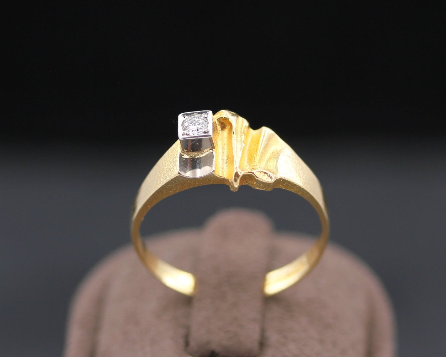 LAPPONIA Designer RING Amalthea mit BRILLANT | B. Weckström | 750 Gelbgold