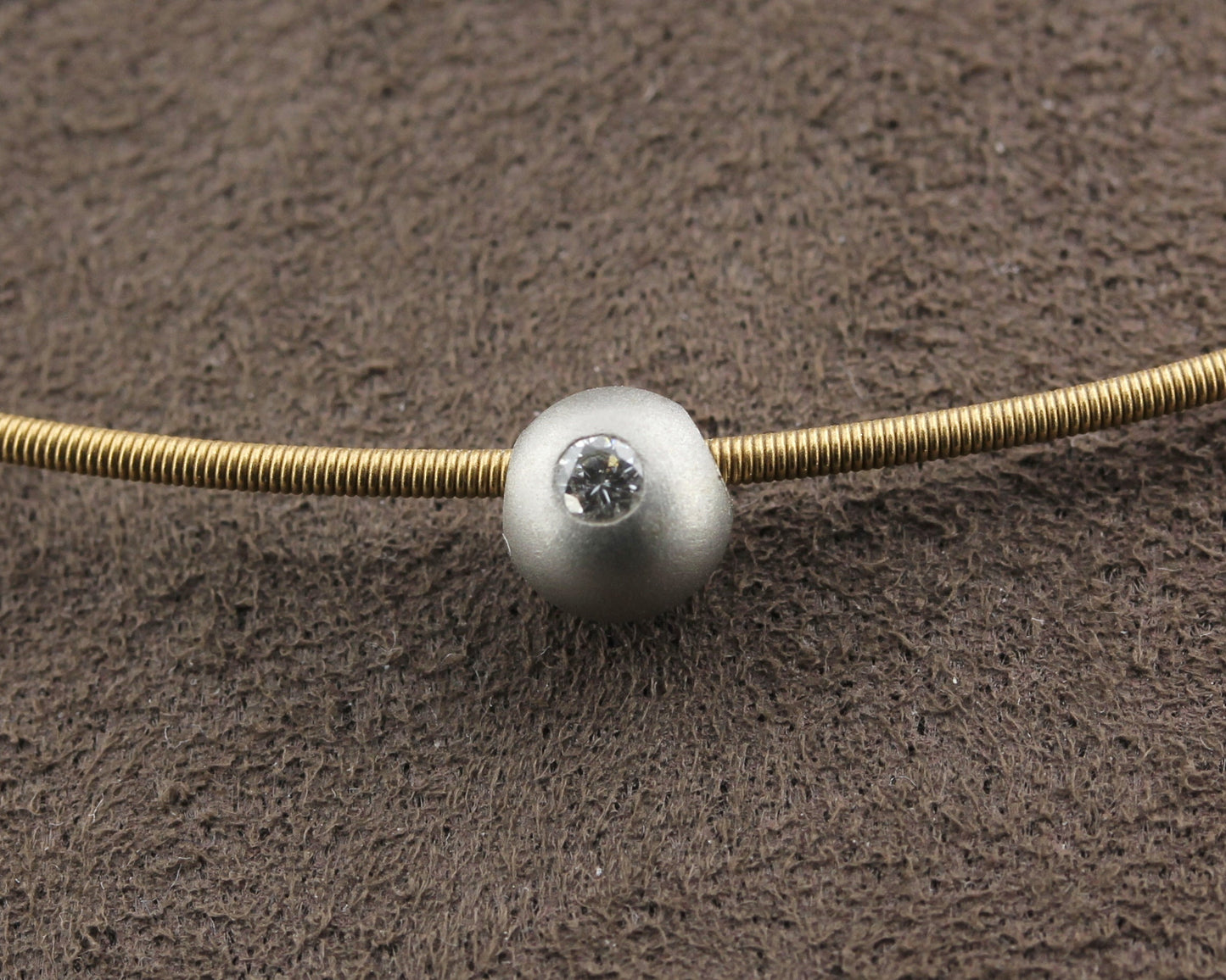 BUNZ Designer BRILLANTKUGEL | Ø 6mm | 0,05ct. | 950er Platin