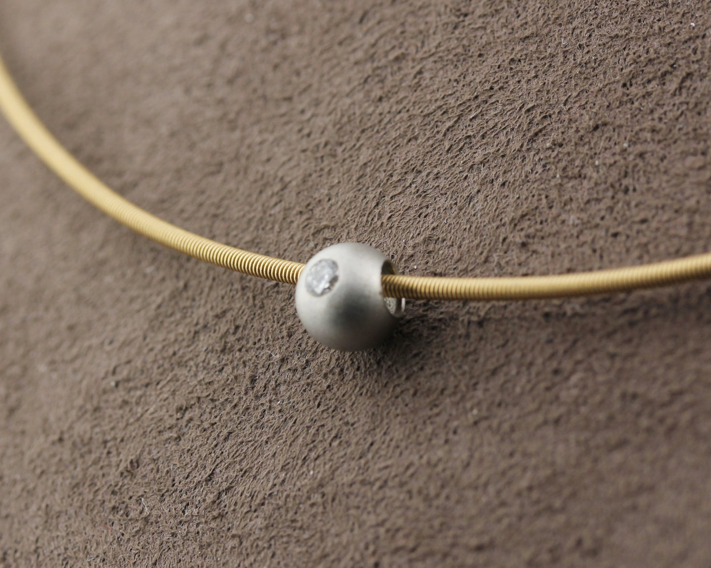 BUNZ Designer BRILLANTKUGEL | Ø 6mm | 0,05ct. | 950er Platin