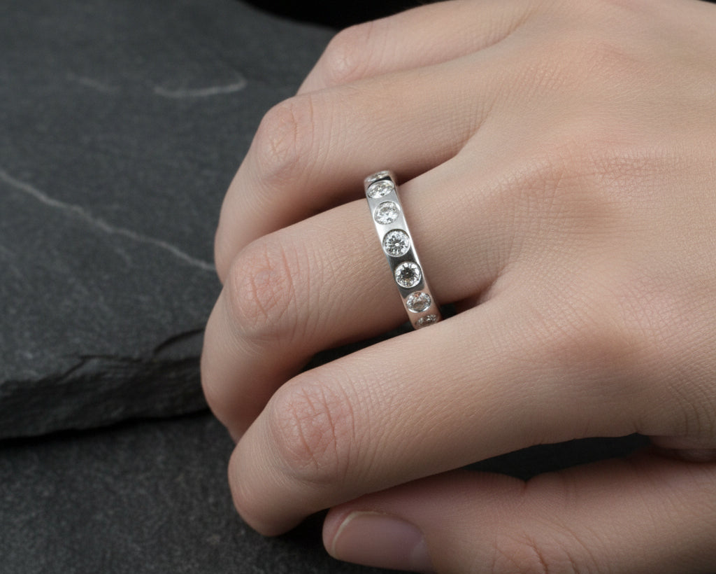 WEMPE Everloving RING | 7 BRILLANTEN | 0,63ct tw/si | 750 Weißgold | Zertifikat