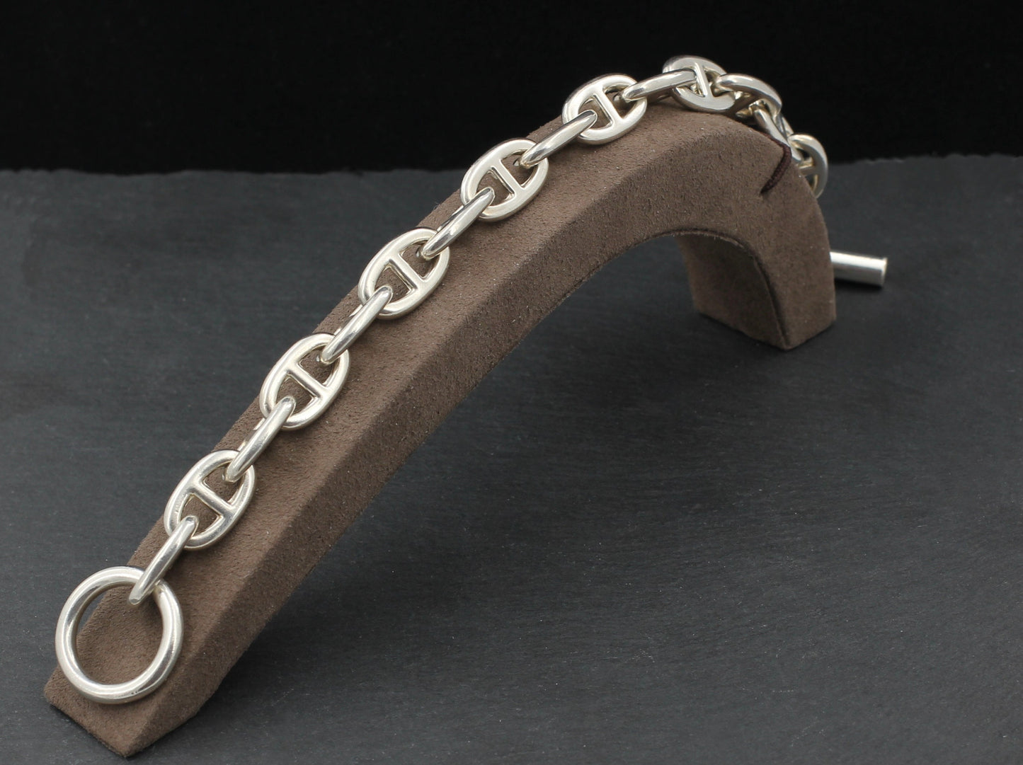 HERMÈS - Massives Designer ARMBAND " Chaine d'Ancre " | 925er Sterlingsilber
