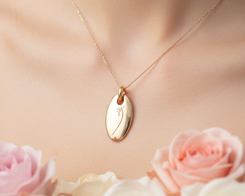 WEMPE by KIM Exklusiver Designer ANHÄNGER " GLÜCK " | 750er Roségold