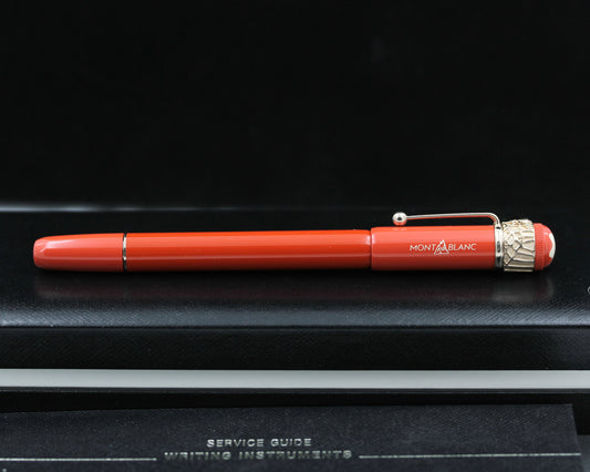 MONTBLANC Heritage Rouge & Noir Spider Metamorphosis Coral FÜLLFEDERHALTER