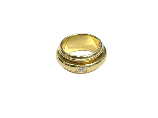 PIAGET Possession - Designer RING mit 3 BRILLANTEN | 0,39ct. | 750er Gelbgold | + Etui