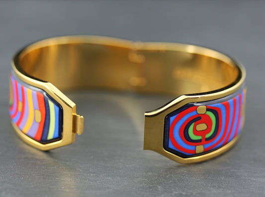 FREY WILLE Designer ARMREIF Contessa | Hommage à Hundertwasser | + Etui