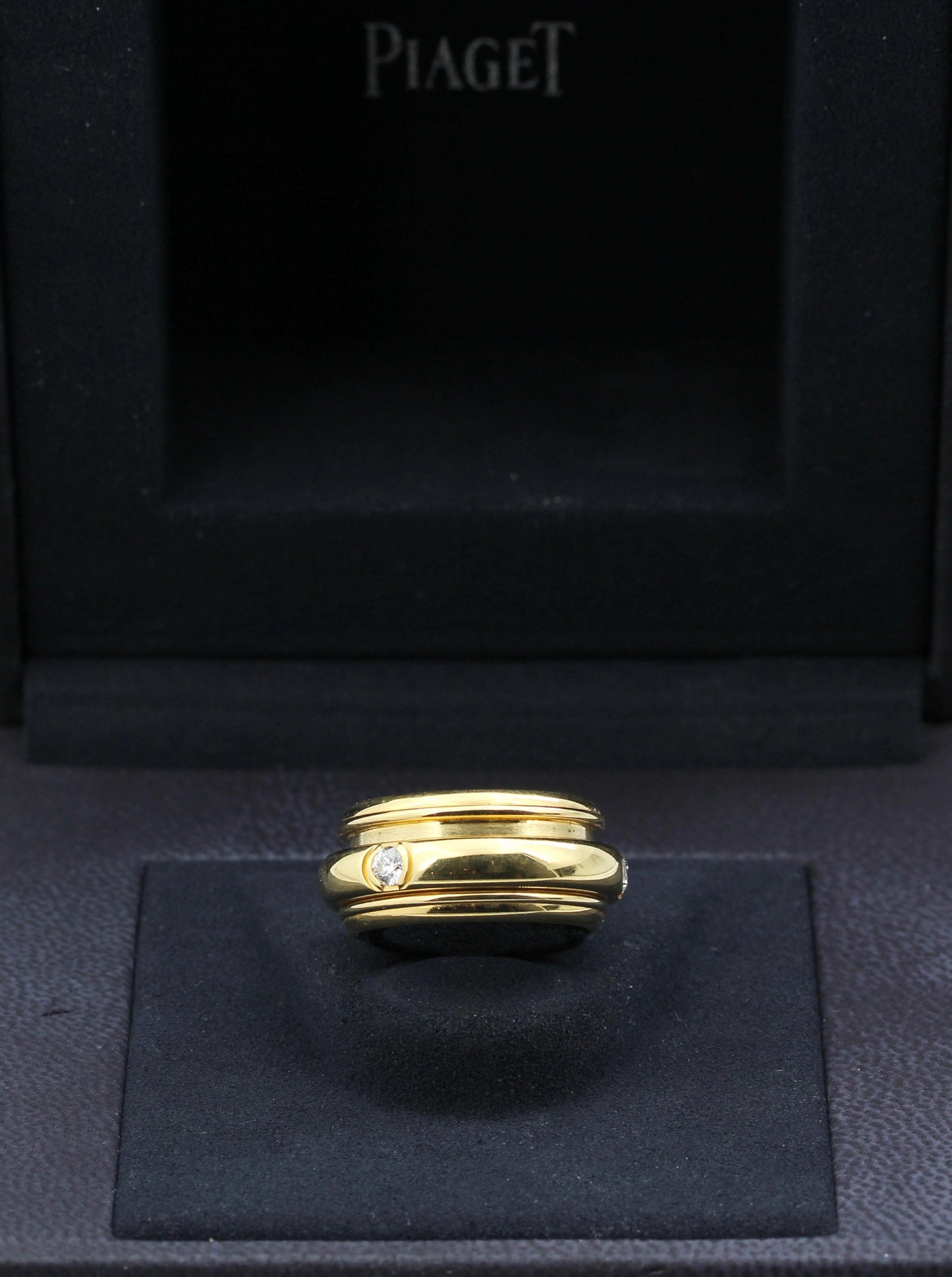 PIAGET Possession - Designer RING mit 3 BRILLANTEN | 0,39ct. | 750er Gelbgold | + Etui