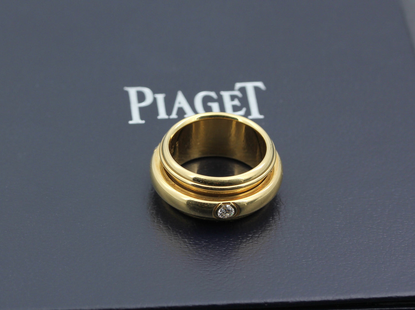 PIAGET Possession - Designer RING mit 3 BRILLANTEN | 0,39ct. | 750er Gelbgold | + Etui