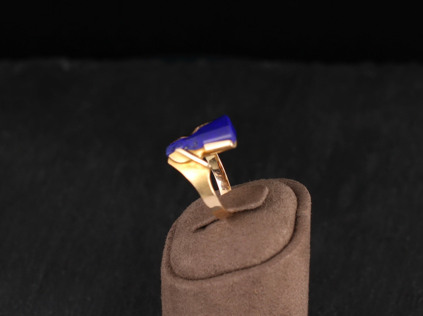 LAPPONIA - Designer RING mit LAPISLAZULI | 585er Gold | Vintage
