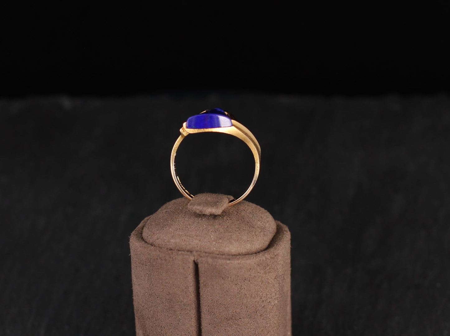 LAPPONIA - Designer RING mit LAPISLAZULI | 585er Gold | Vintage